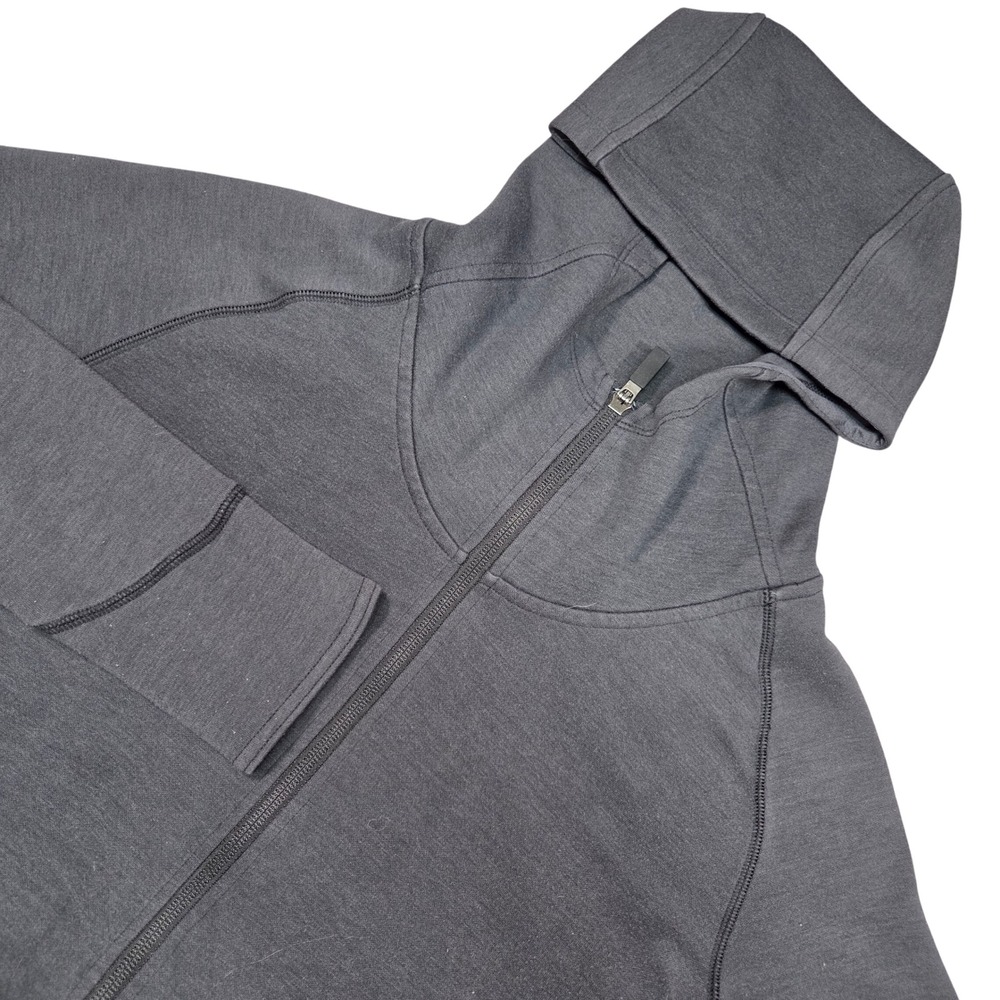 The North Face Jacket Womens Small Wrap-Ture Full Zip Grey Hoodie Thumbholes